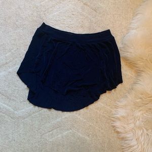 Navy Abigail Mentzer ballet slinky skirt, S